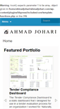Mobile Screenshot of ahmadjohari.com